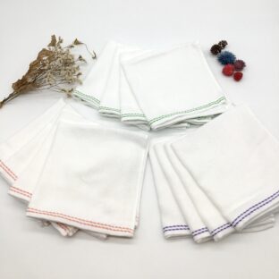 処分品セール❣️くまさんの色糸入り台拭き３色シリーズ  ３色セット