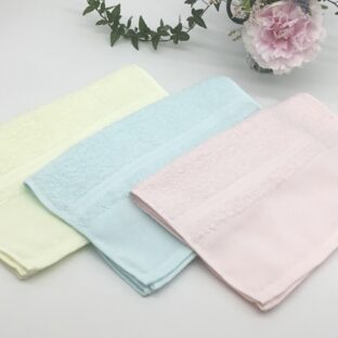 温泉タオル（180匁）・カラー3色（ブルー・ピンク・イエロー）